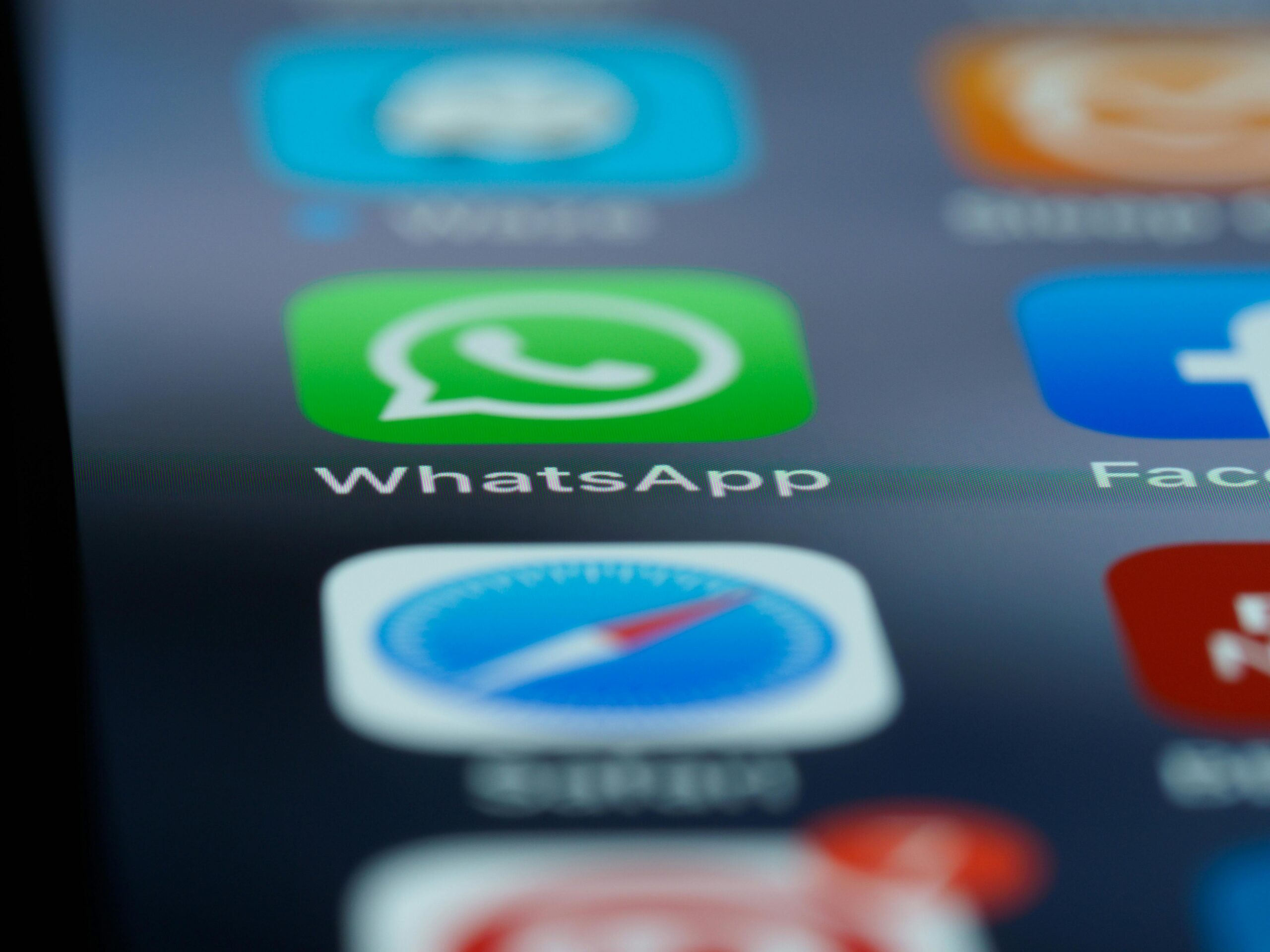 whatsapp in a phone
