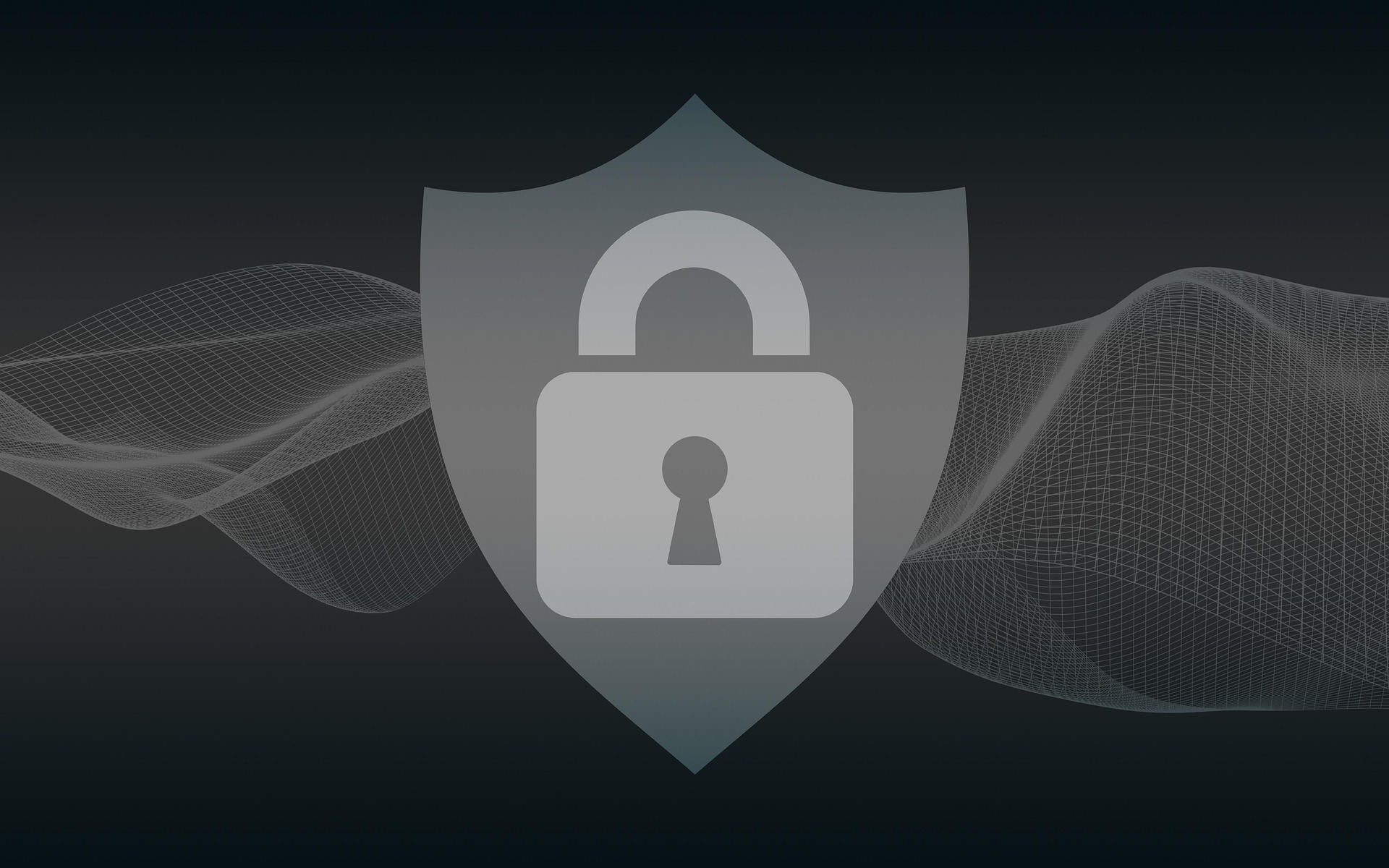 illustration of a grey lock