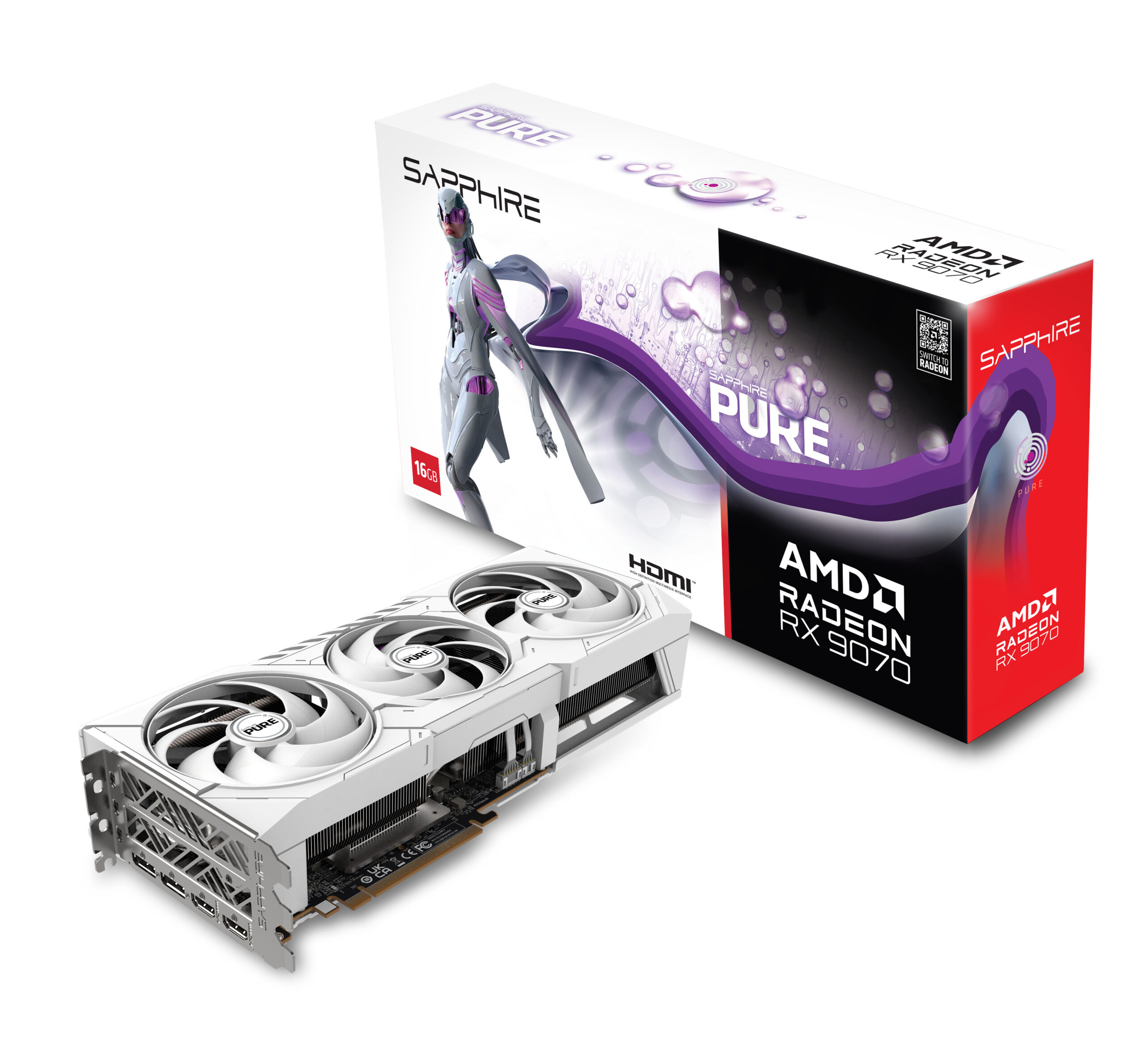 picture of sapphire pure rx 9070