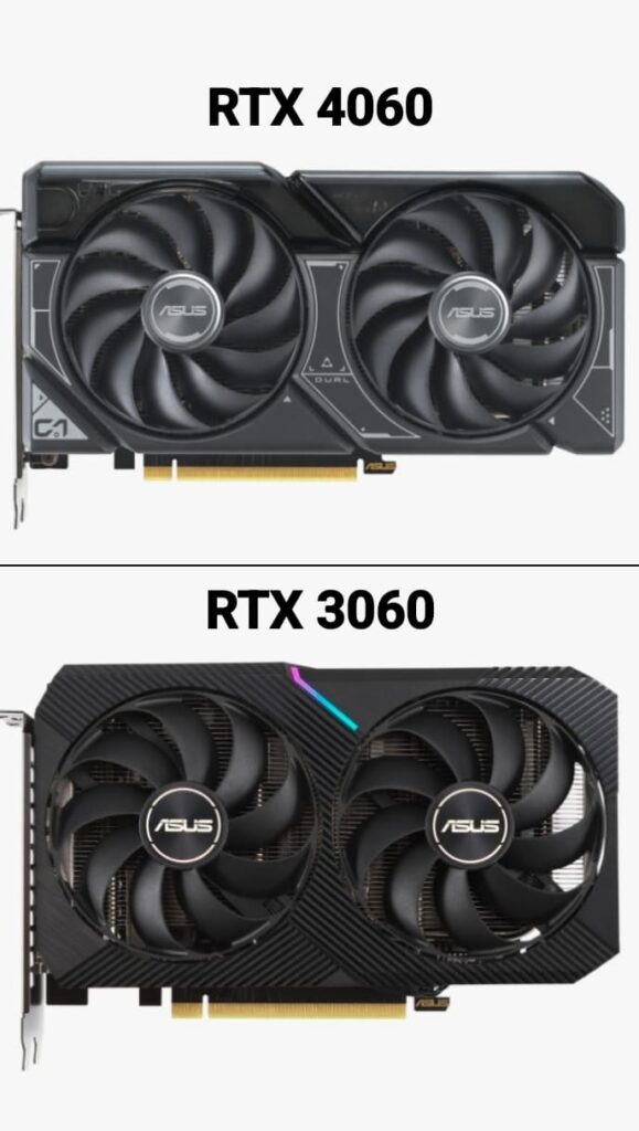 rtx 4060 vs rtx 3060 side by side