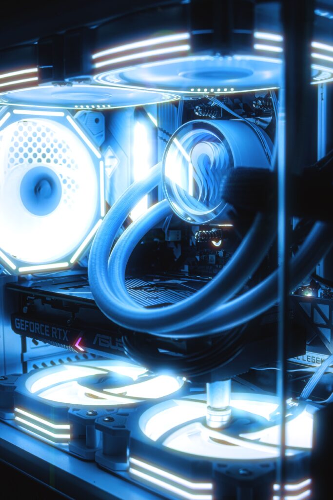 INSIDE of gaming cabinet