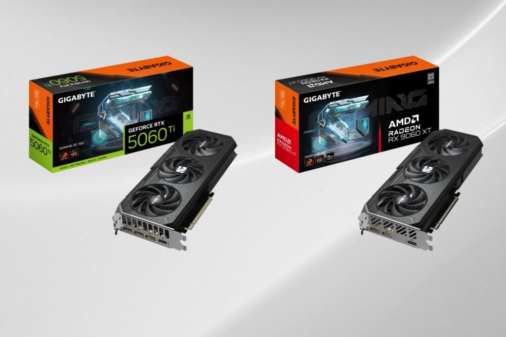rtx 5060 ti and  rx 9060 xt