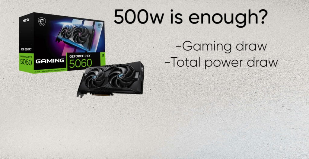 rtx 5060 power supply requirements