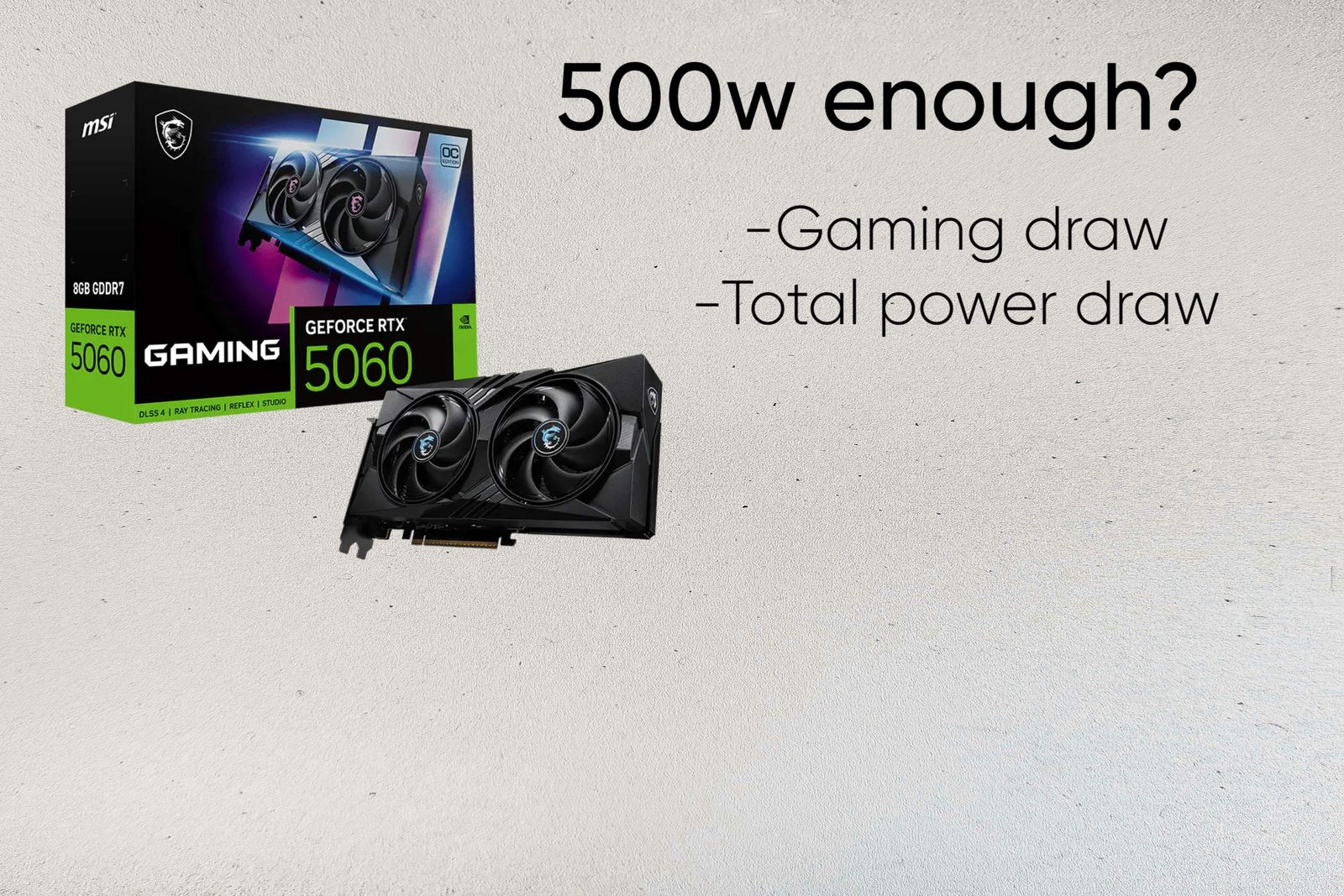 rtx 5070 psu requirements